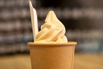 写真：ぐんまミルクのソフトクリーム